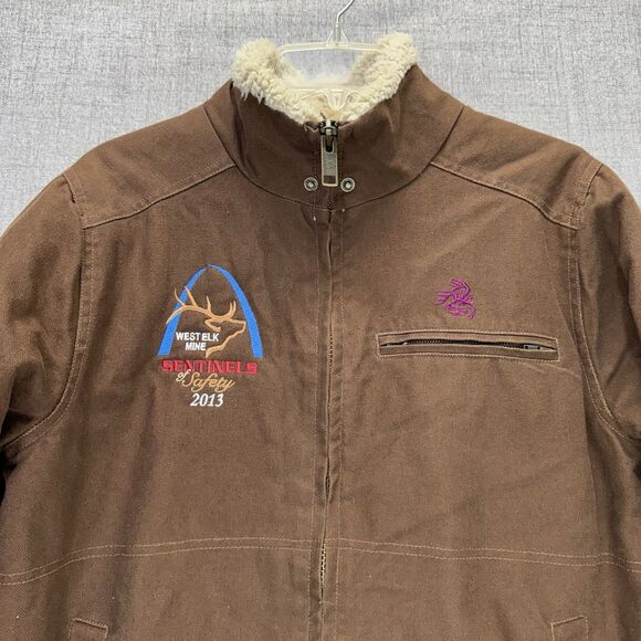 Legendary Whitetails Jacket Women's Medium Canvas Sherpa Lined - Picture 3 of 10